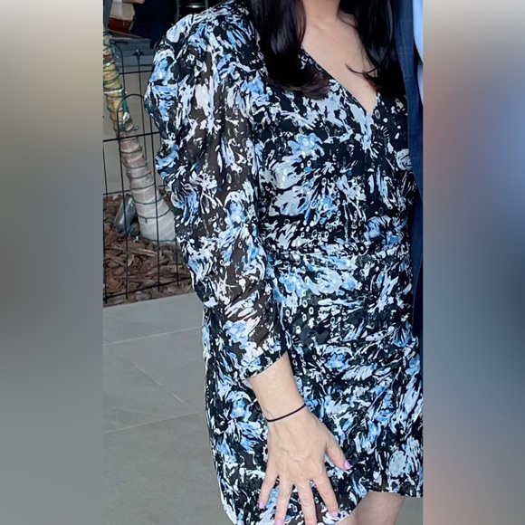 Like New The Kooples Firework Lurex Metallic Mini Dress Size 1/Small - Picture 6 of 6